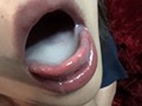 寝取られ亭主に見せるえげつないゴックン 鶴田かな　サンプル画像09